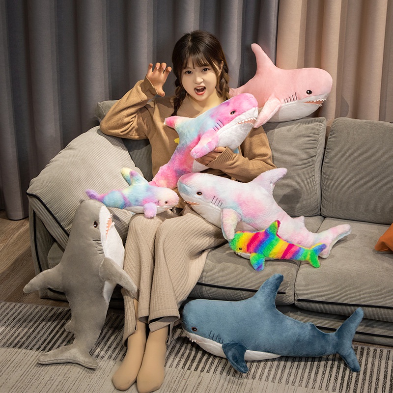 Fluffy Shark Cushion Pasangan Tidur Nyaman