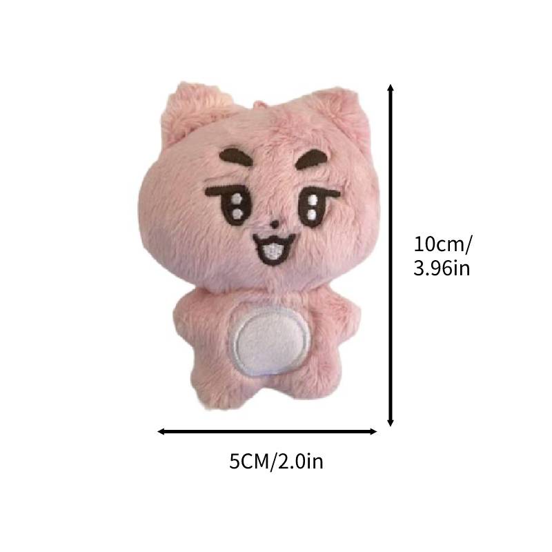 10cm Grup Korea TXT Member Gantungan Kunci Fans Hadiah Berharga Cuddly PP Katun Lembut 10cm