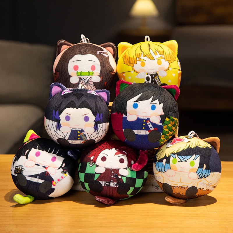 Ambil Tangan Boneka Plush Demon Slayer Shinobu Inosuke Dan Tanjiro Ini