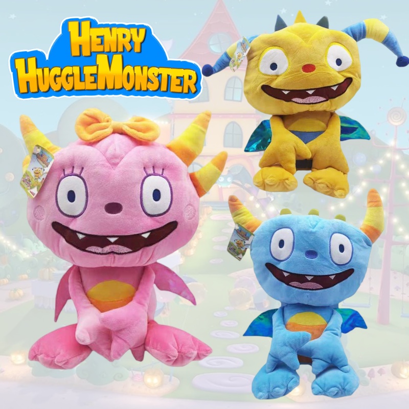 Henry the Cartoon Monster Plush Toy Penambahan Yang Menyenangkan Dan Warna Warni Mainan Koleksi Anak Anda