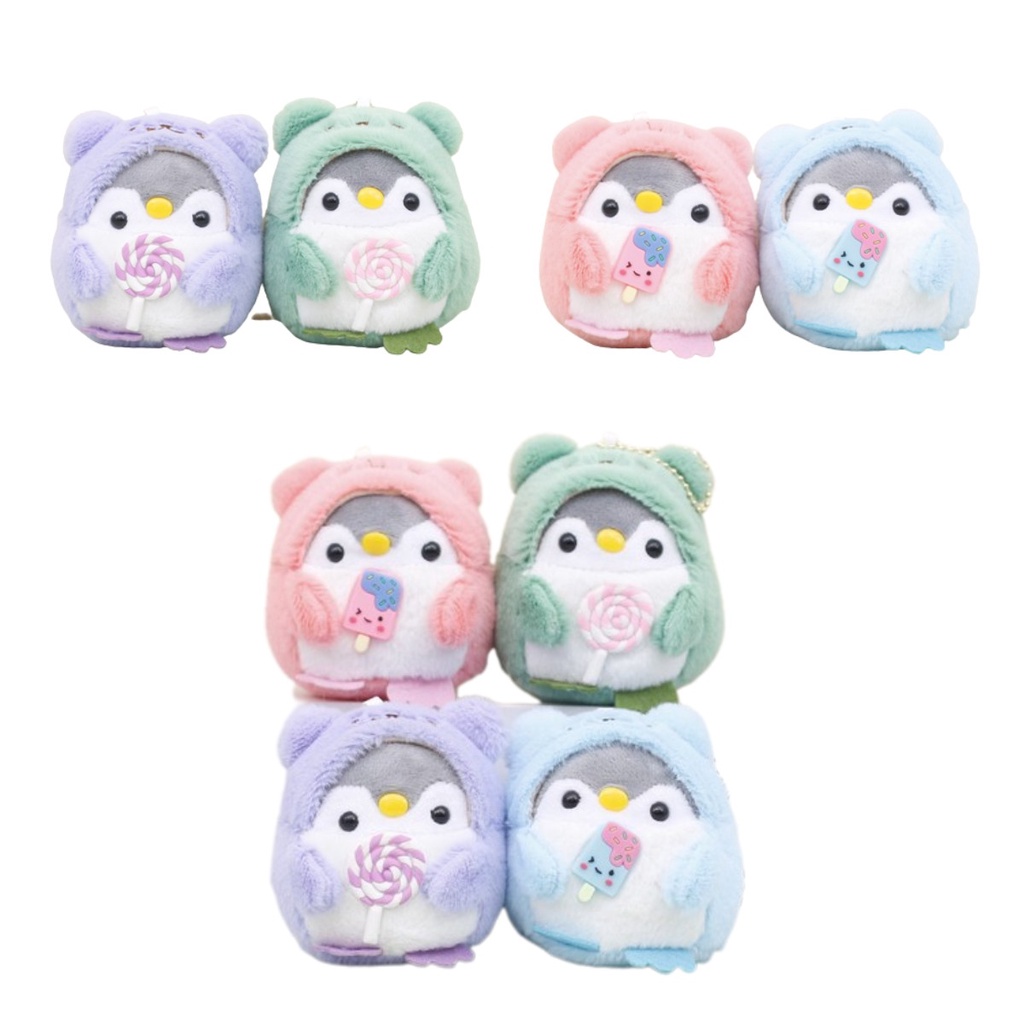 Gantungan Kunci Mainan Pinguin Lembut Dan Cuddly