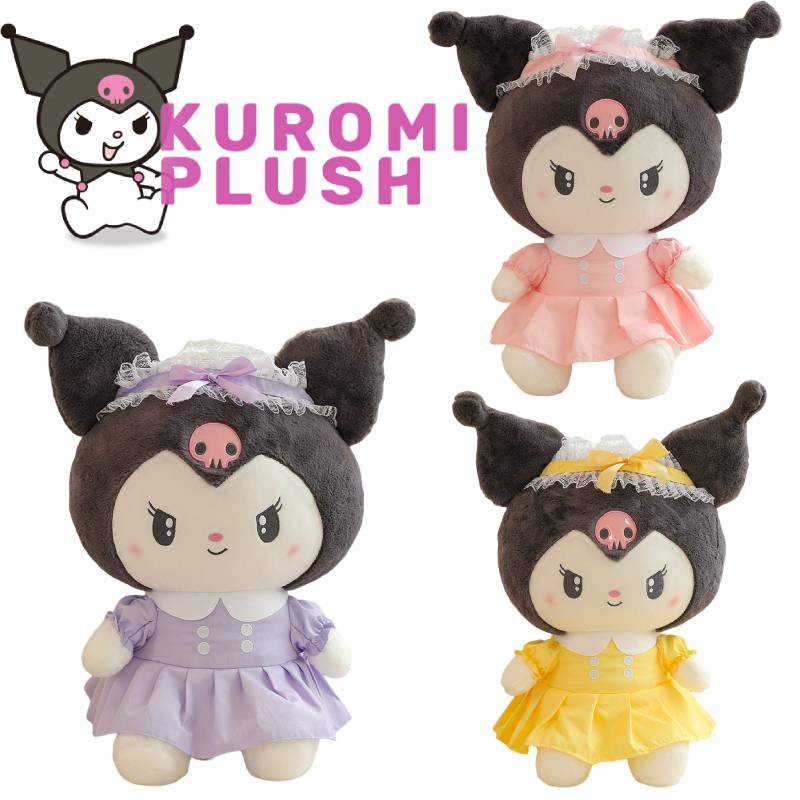 Huggable Kuromi Teddy Bear Tersedia 3warna!