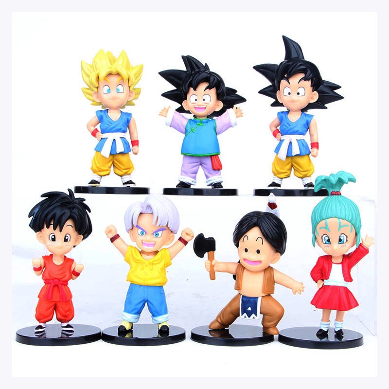 Patung Set Pvc Dragon Ball Goku 7 Buah Unik Untuk Kolektor