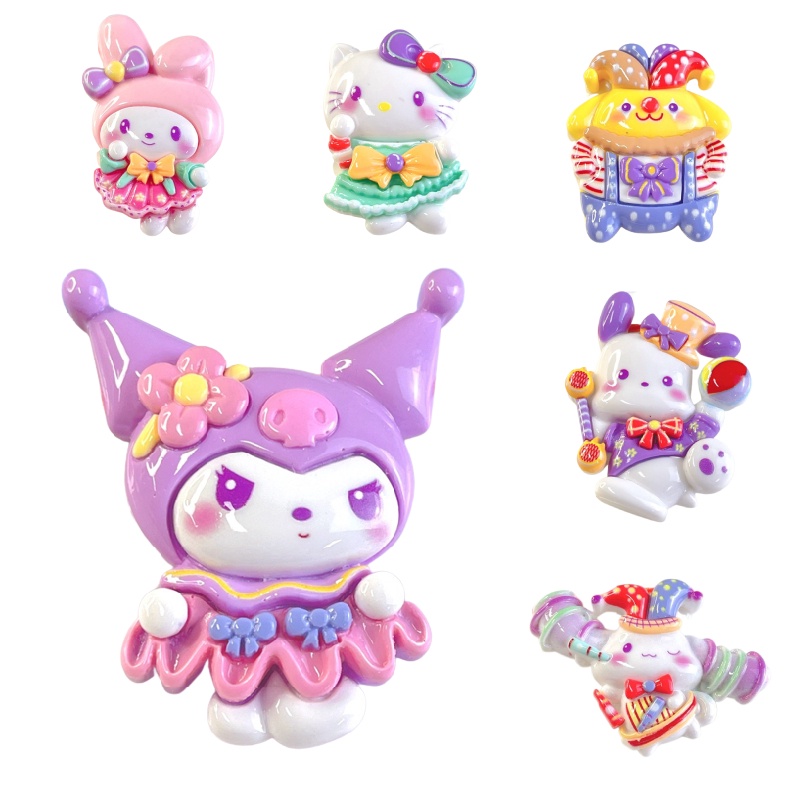 Fun And Creative Purple Rice Circus Diy Phone Case Magnet Kulkas Dengan Aksesoris Resin