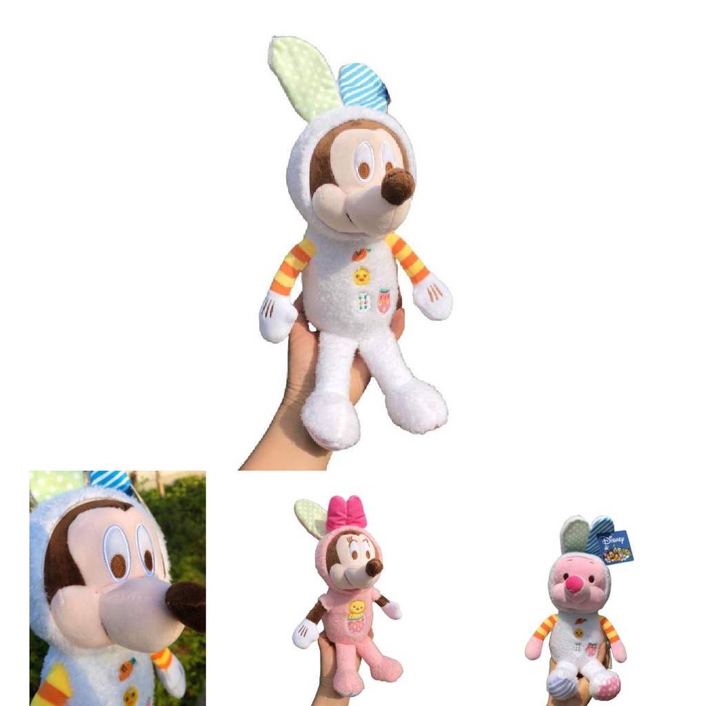 Lucu Cozy Disney Goofy Mickey Tiger Piglet Daisy Minnie Bunny Mainan Mewah