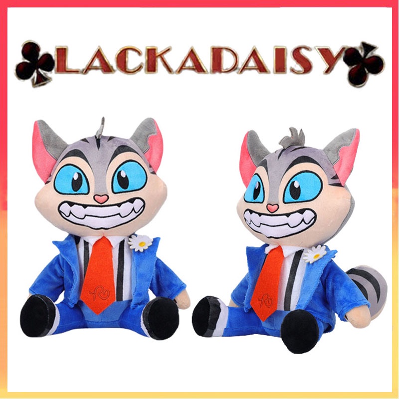 25cm Lackadaisy Rocky Rickaby Anime Comic Peripheral Mainan Mewah Boneka Hewan Hadiah Dekorasi