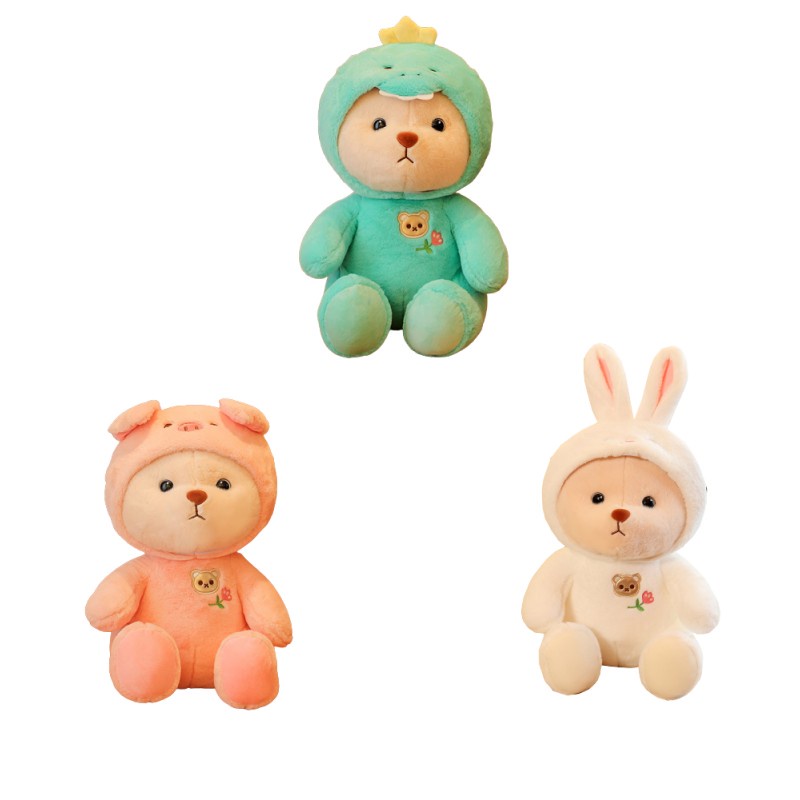 Boneka Teddy Bear Serbaguna Yang Bisa Berubah Jadi Karakter Berbeda Karakter Lolo Castle Collection)