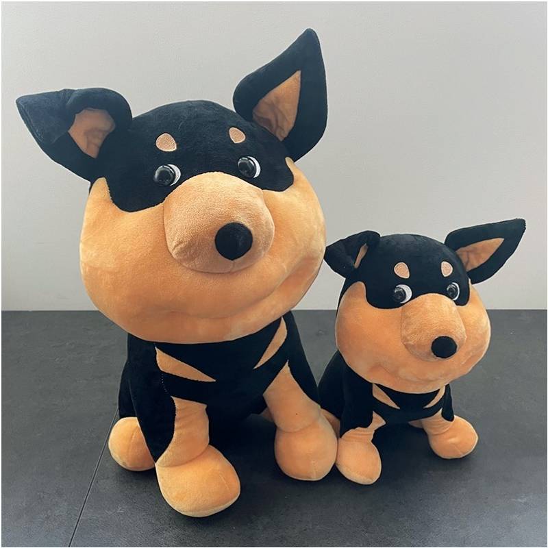 Boneka Binatang Anjing Mulut Kembung Lucu