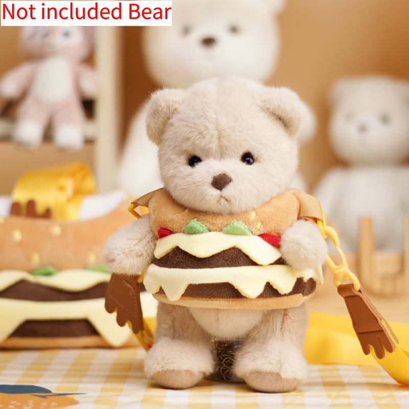 Aksesoris Teddy Tales 20cm Gaya Kostum Hamburger Lembut Dan Ransel!