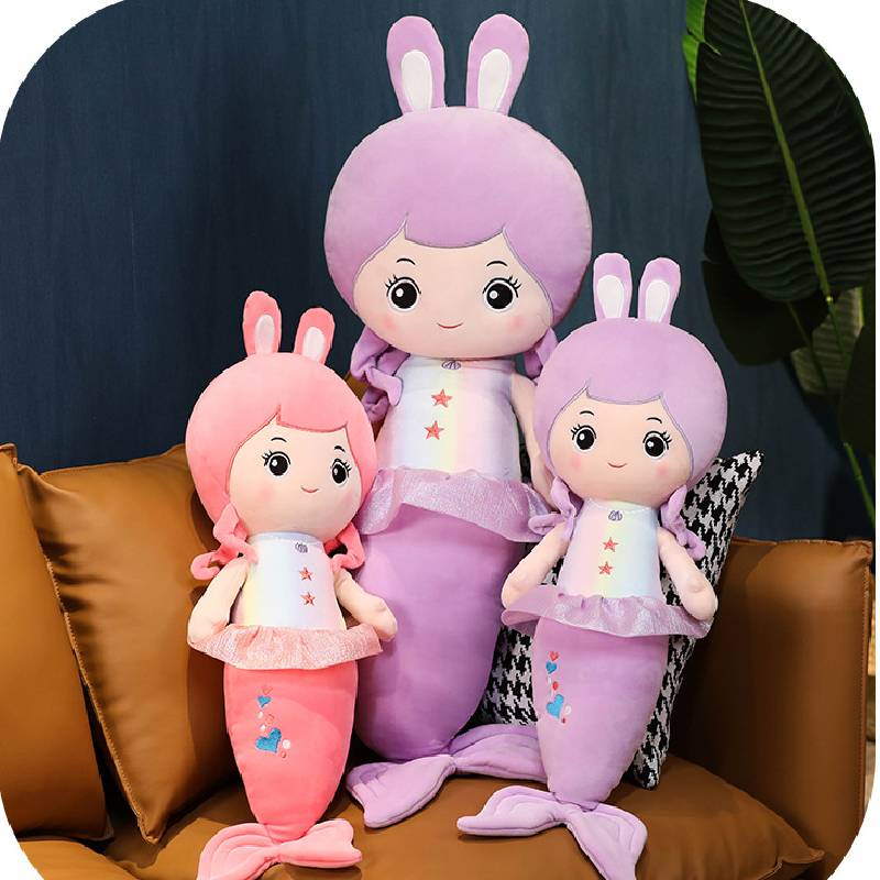 Boneka Mermaid Plush Cantik Penambahan Menawan Untuk Ruangan Apa Saja