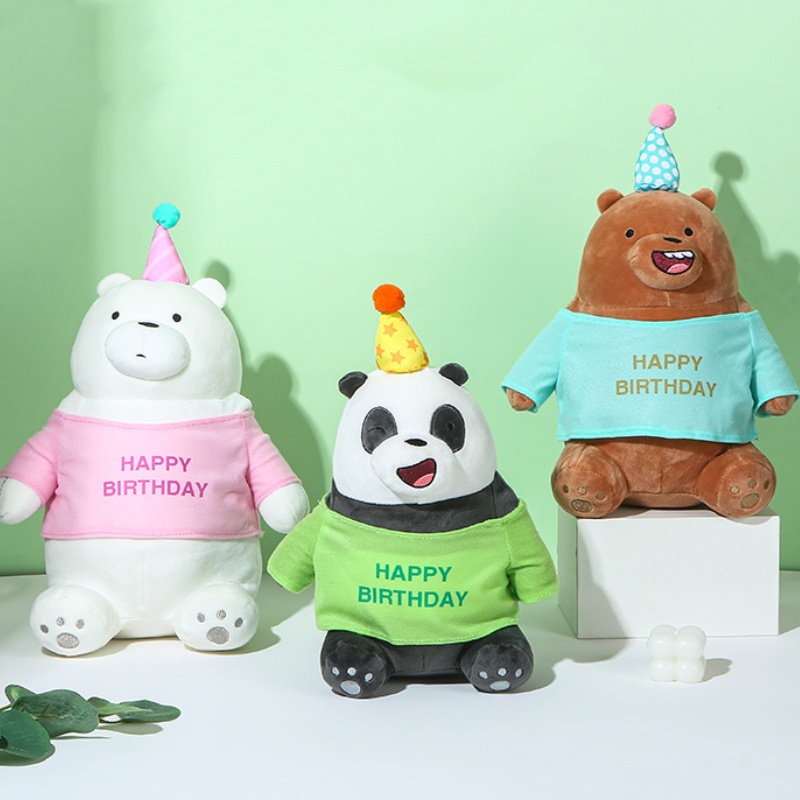 Boneka Beruang Polar Happy Birthday Fun And Festive Untuk Anak Dan Dewasa