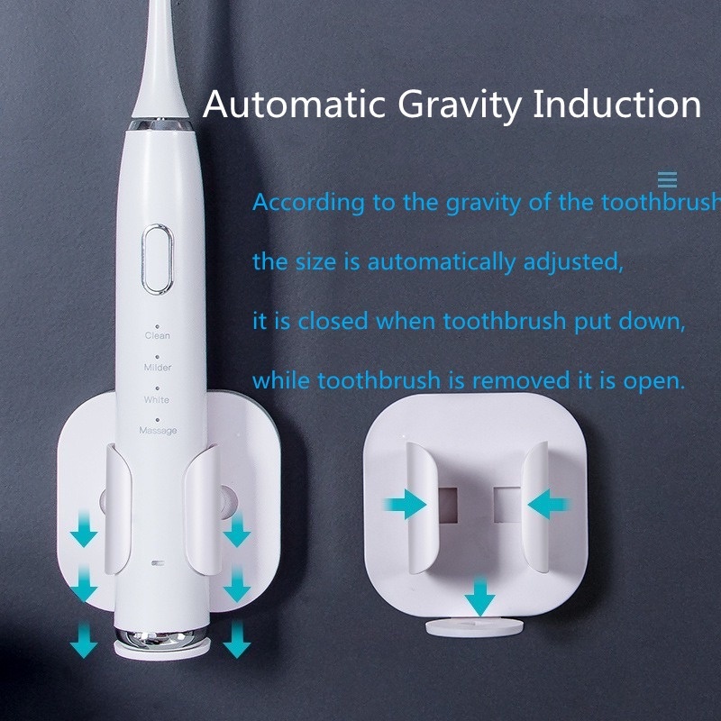 Tempat Sikat Gigi Elektrik Tempel Dinding Untuk Aksesoris Oral-B Stand Serbaguna Mi T100 Rak Bebas Pukulan Organizer Aksesori Kamar Mandi
