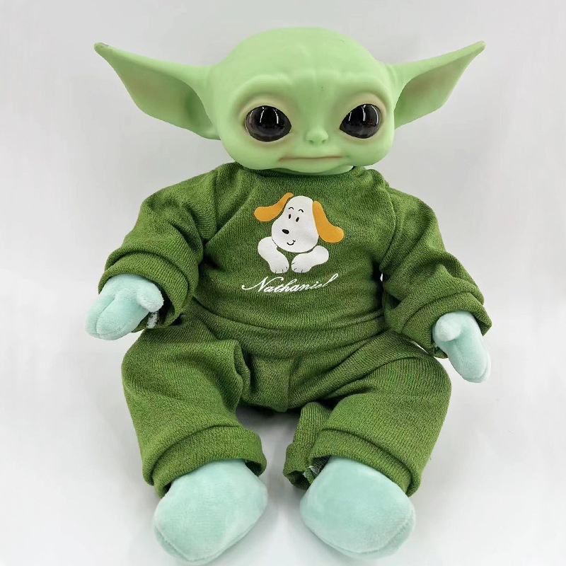Star Wars Baby Yoda Memakai Pakaian Boneka Plush Action Figure Yoda Mainan Model Hadiah