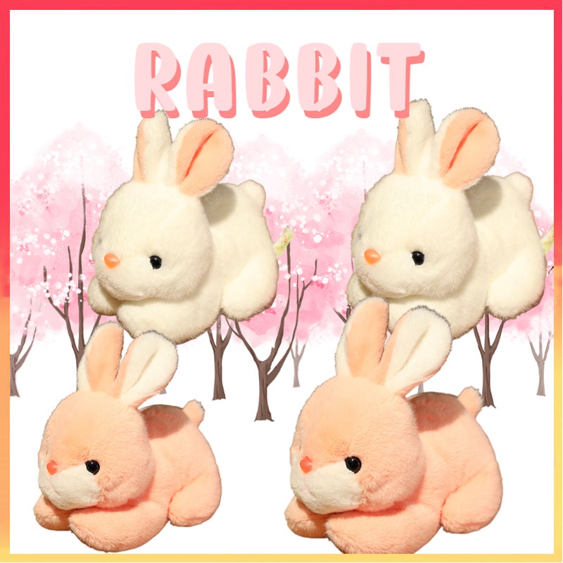 25 Cm/20 cm Plush Bunny Mainan Boneka Kelinci Boneka Binatang Lucu Dekorasi Rumah Anak Perempuan Hadiah