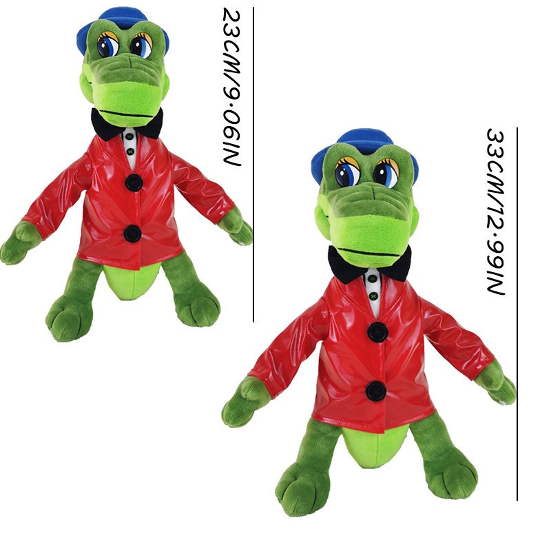 33 Cm/23 cm Krokodil Gena Mainan Mewah Crocodile Boneka Boneka Anak Hadiah Bantal Dekorasi Rumah