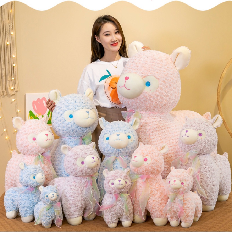 Mainan Mewah Alpaka Llama Lembut Dan Cuddly, Cocok Untuk Hadiah Dan Dekorasi Ulang Tahun Anak Perempuan