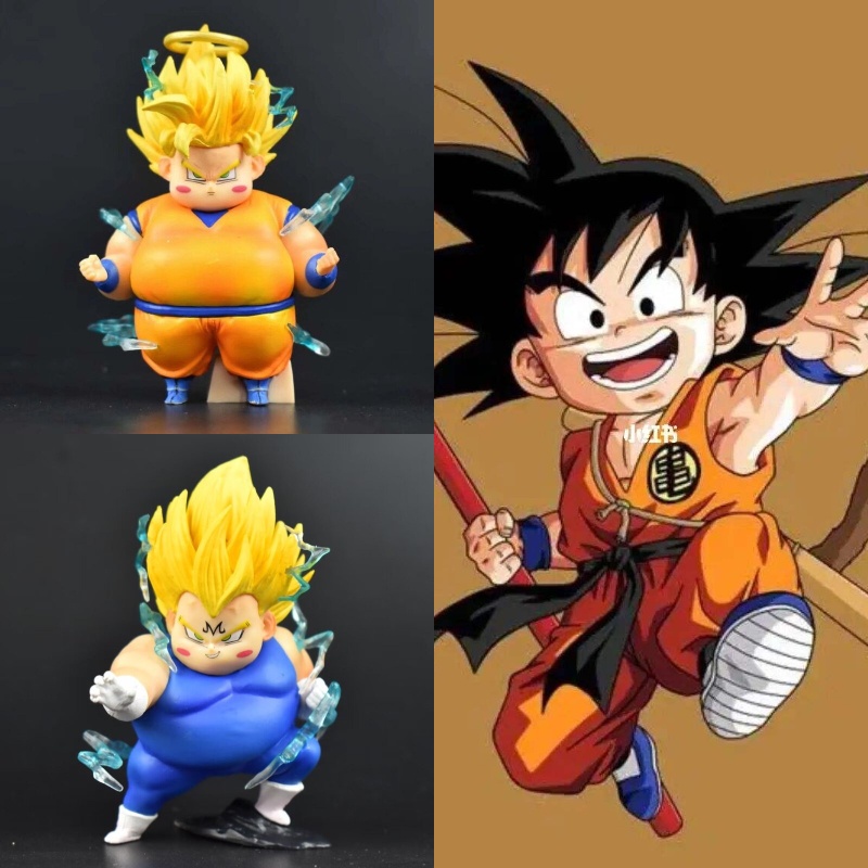 Figure Koleksi Dragon Ball Gk Series Super Saiyan Goku Dan Vegeta Tinggi 9cm Dan 8cm Karakter Hidup Dan Realistis