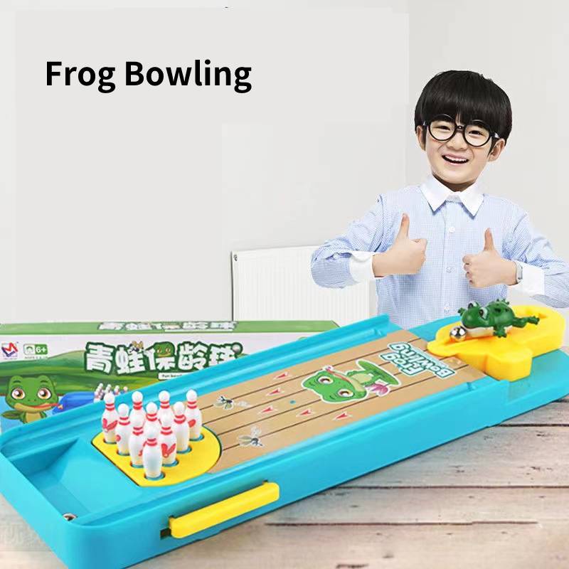 Ruicheng Set Bowling Mini Bahan Plastik Mainan Seru Dan Interaktif Untuk Anak