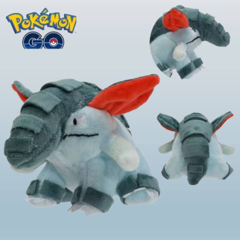 Pokemon Elefant Pendek Mainan Mewah Boneka Gambar Kartun Binatang 17cm