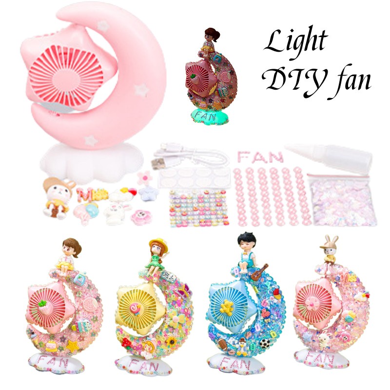 Mainan Belajar Dini- Candy Mini Fan Diy Craft Kit Untuk Anak