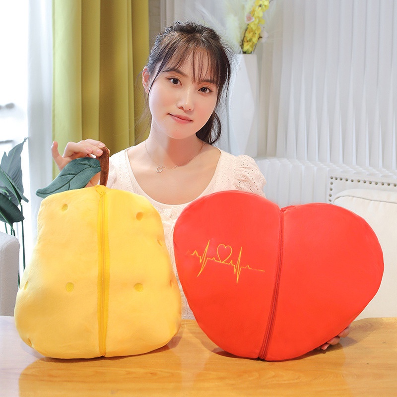 And Fun- Cute Never Splitting Pear Duck Plush Toy Pillow- Hadiah Sempurna Hari Valentine