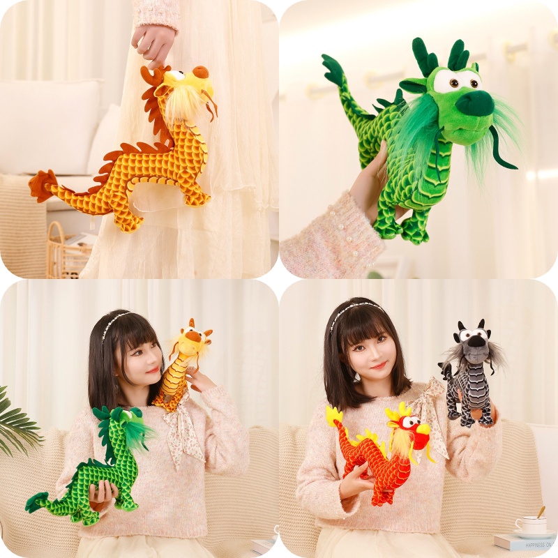 Exquisite Dragon Plushie Untuk Dekorasi Kamar Tidur Atau Ruang Tamu Anak-Anak, Tersedia Beberapa Warna