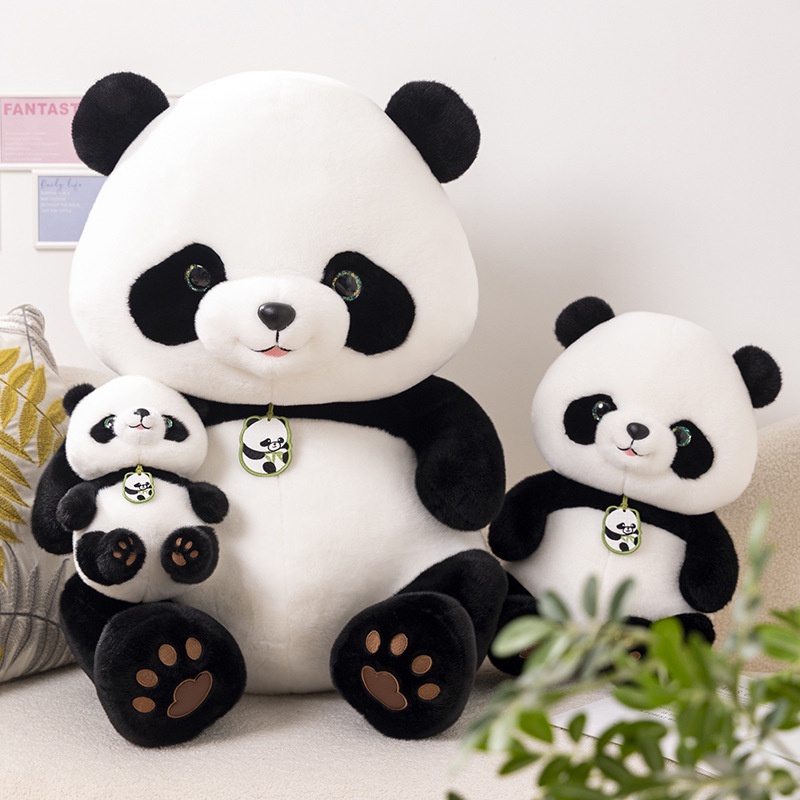 Plushie Realistis Panda Perfect Home Decor Cuddle Or Buddy