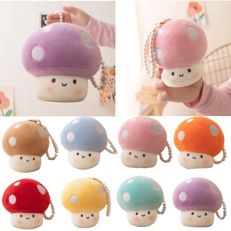 Boneka Jamur Plush Custom Buatan Ideal Untuk Kolektor, Anak-Anak, Dan Dewasa Alike