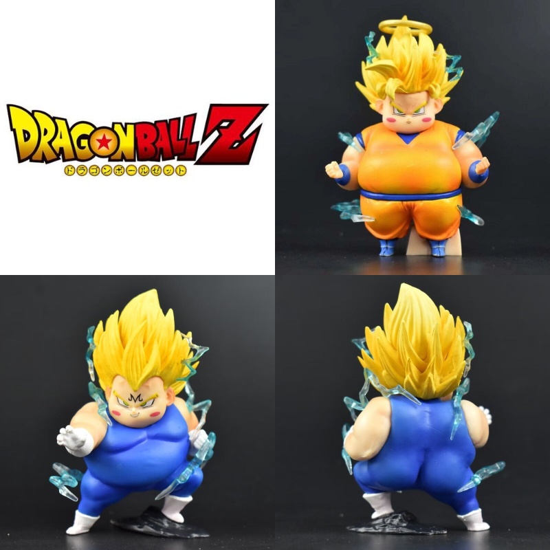 Figure Koleksi Dragon Ball Gk Series Super Saiyan Goku Dan Vegeta Tinggi 9cm Dan 8cm Karakter Hidup Dan Realistis