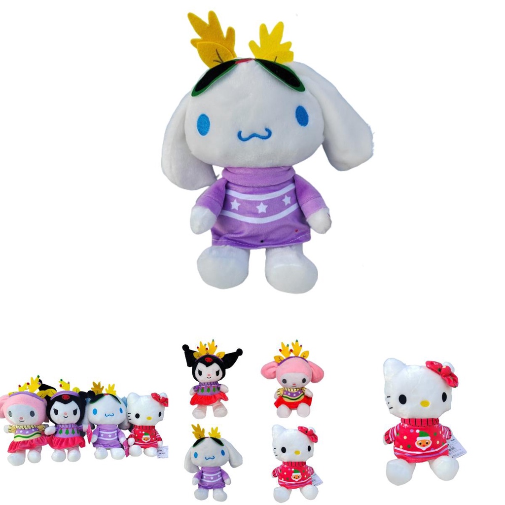 Cinnamoroll Mainan Mewah Kuromi BPA-Free Dekorasi Hadiah Xmas Untuk Rumah