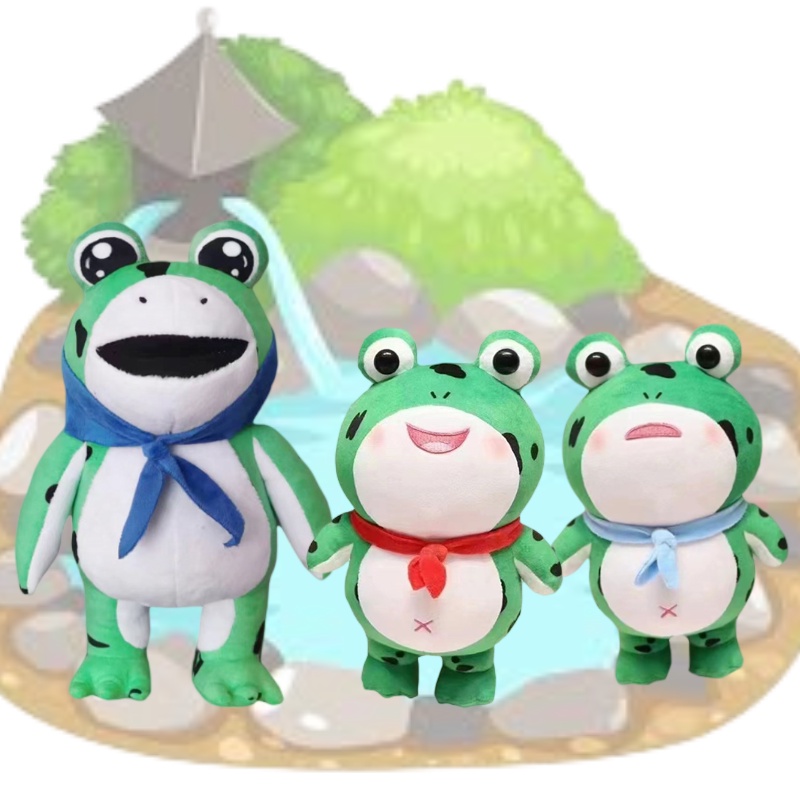 Cuddly Frog Stuffed Animal Super Lembut Dan Aman Untuk Anak