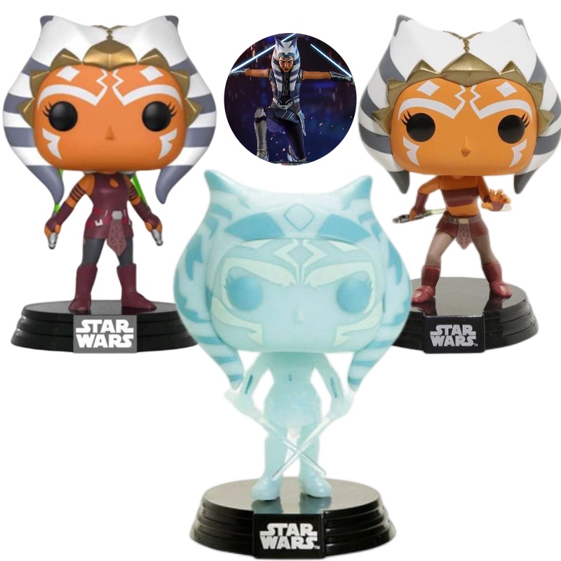 Funko Pop Star Wars Ahsoka Model Figure Tinggi 9cm Mainan Koleksi