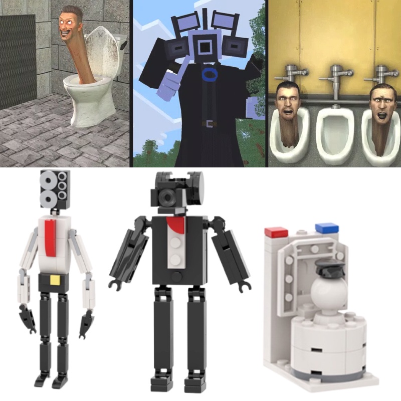 Skibidi Toilet Building Blocks Hadiah Hebat Untuk Anak-Anak Dan Kolektor