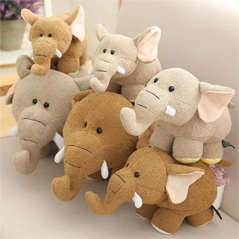 Plushies Ukuran Plus Untuk Anak Gajah Dan Hippo