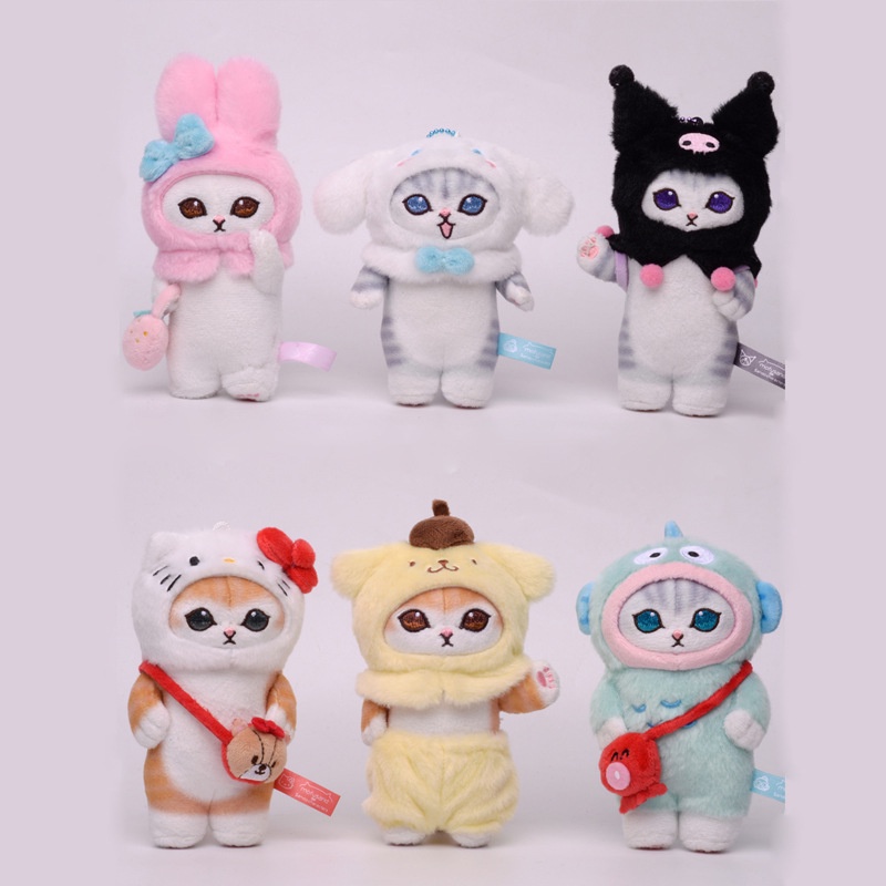 And Mainan Gantungan Kunci Mewah Sanrio Crossover Lembut Menggemaskan