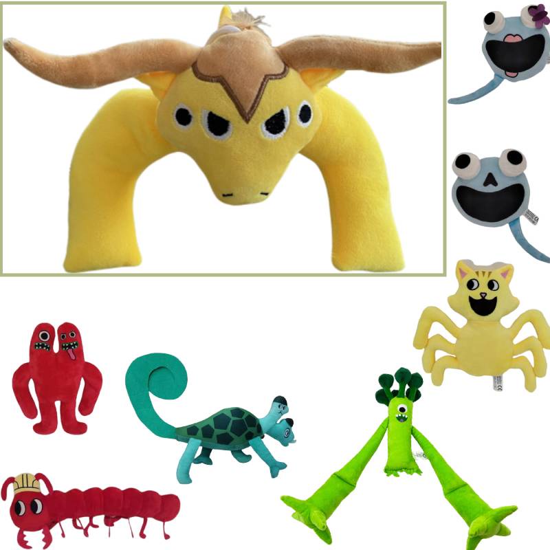 Garten Of Banban Mainan Plush Pendek Lembut Dan Cuddly 20cm Figure Hewan Untuk Waktu Bermain