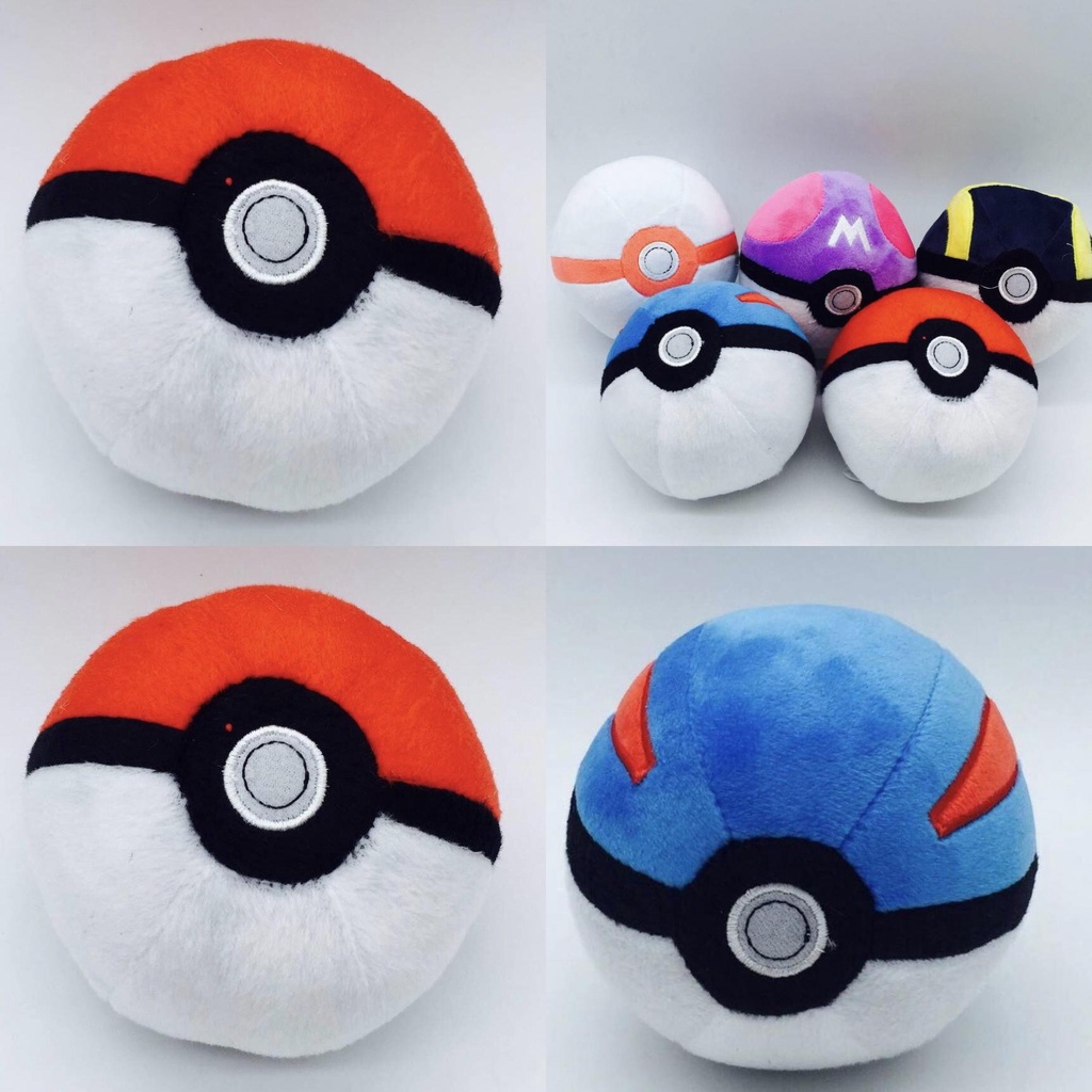 Mainan Lembut Pokemon Poke Ball Yang Menyenangkan Dan Fungsional Untuk Anak-Anak