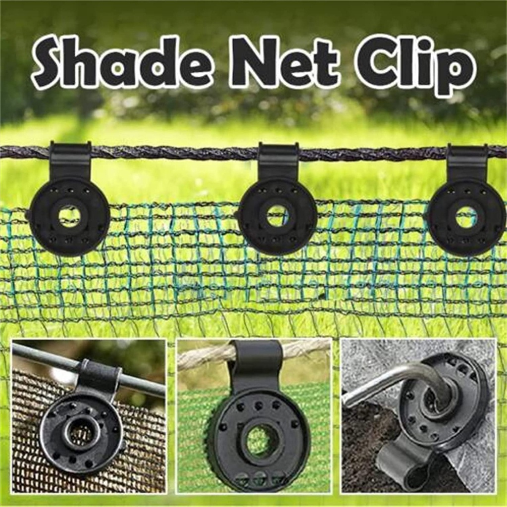 1/3/5pcs Klip Jaring Peneduh Kerai Plastik Klip greenhouse shade net clips Gudang film net fixing clips Untuk Rumah Kaca outdoor