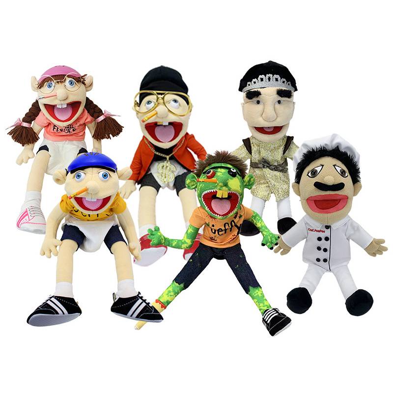 Jeffy Junior Chef Zhu Boneka Plush Untuk Perkembangan Anak Paud