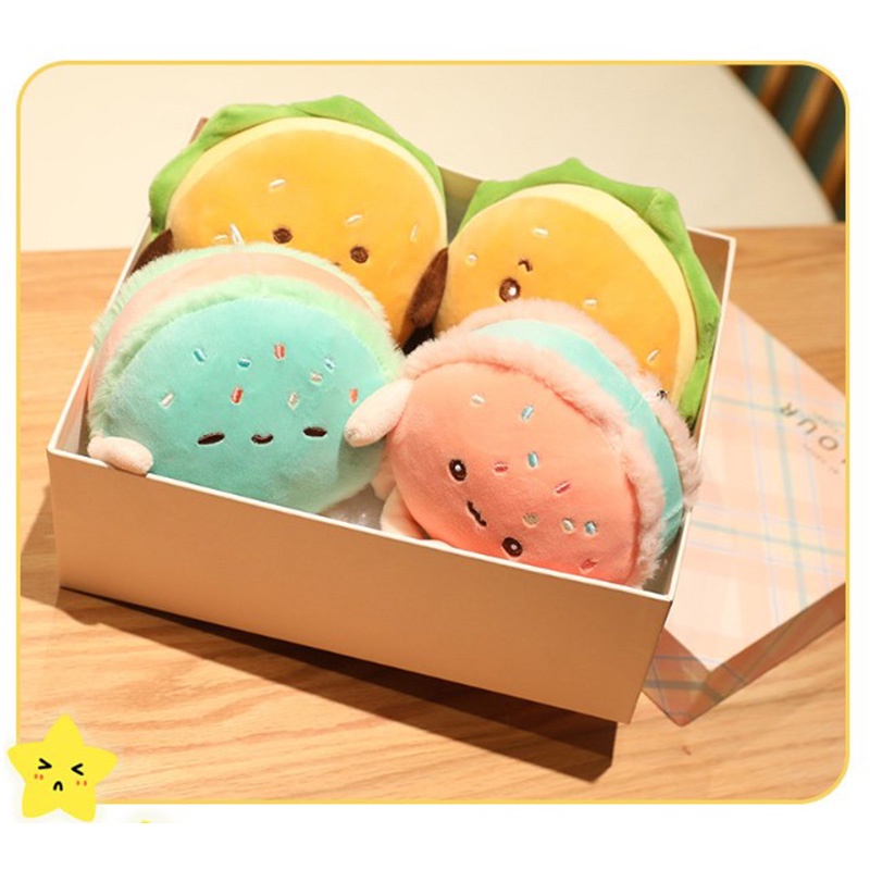 Mainan Boneka Hamburgers Kreatif Untuk Hadiah Ulang Tahun