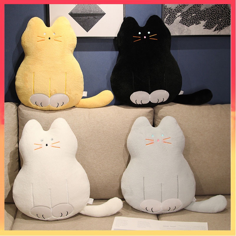 48 cm Kucing Lucu Boneka Plush Cushion Bantal Tidur Mainan Manusia Hidup Gadis Hadiah Ulang Tahun Anak