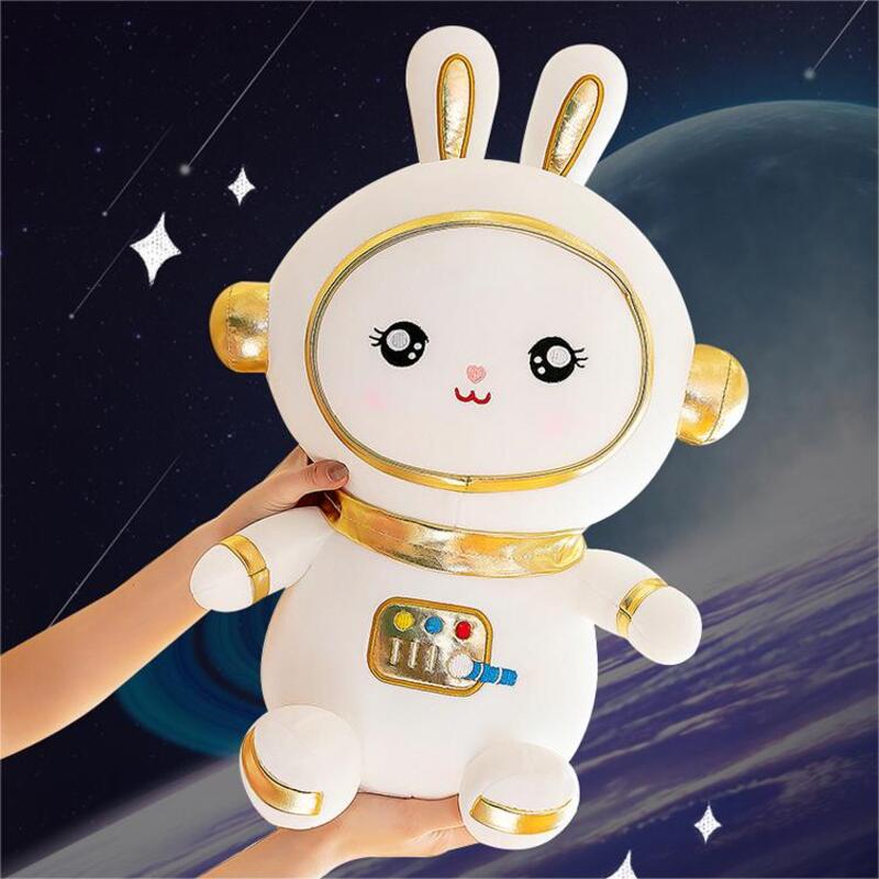 40cm/23cm Space Bunny Plush Toy Fluffy Lembut Huggable Rabbit Cushion Anak Bermain Hadiah