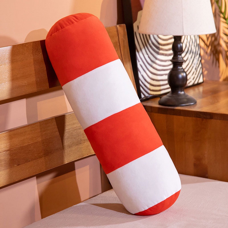 50cm/45cm Traffic Safety Barricade Mainan Mewah Bantal Tidur Alat Peraga Tk