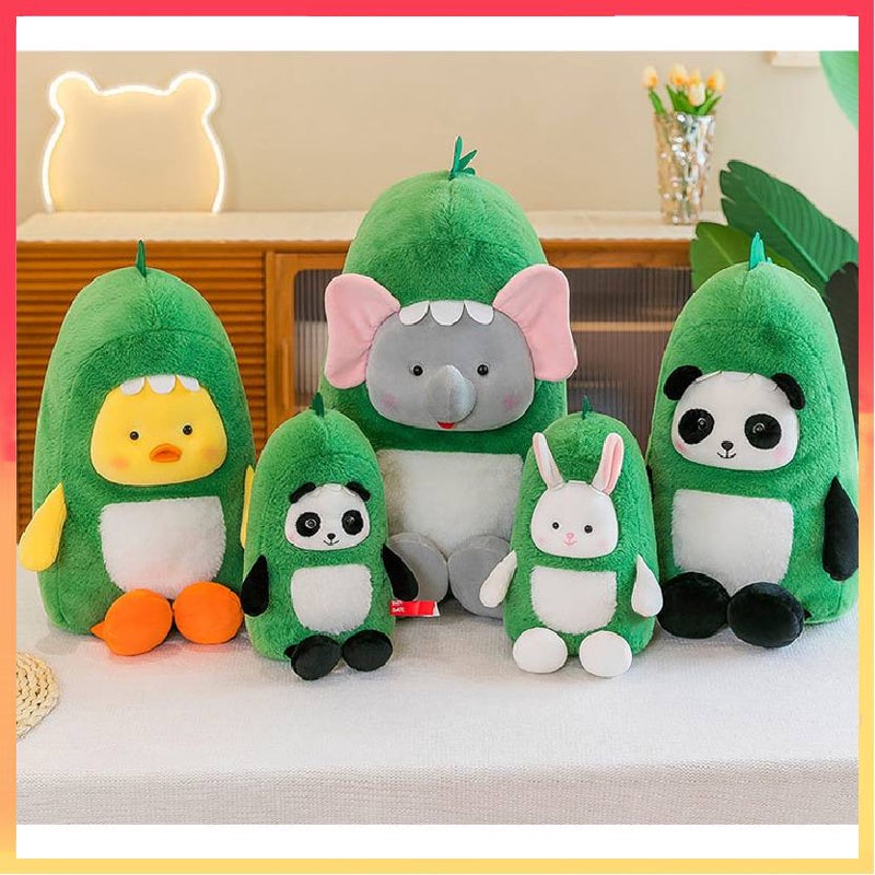 Mainan Boneka Transformasi Dinosaurus Boneka Animal Plush Boneka Anak Lempar Bantal
