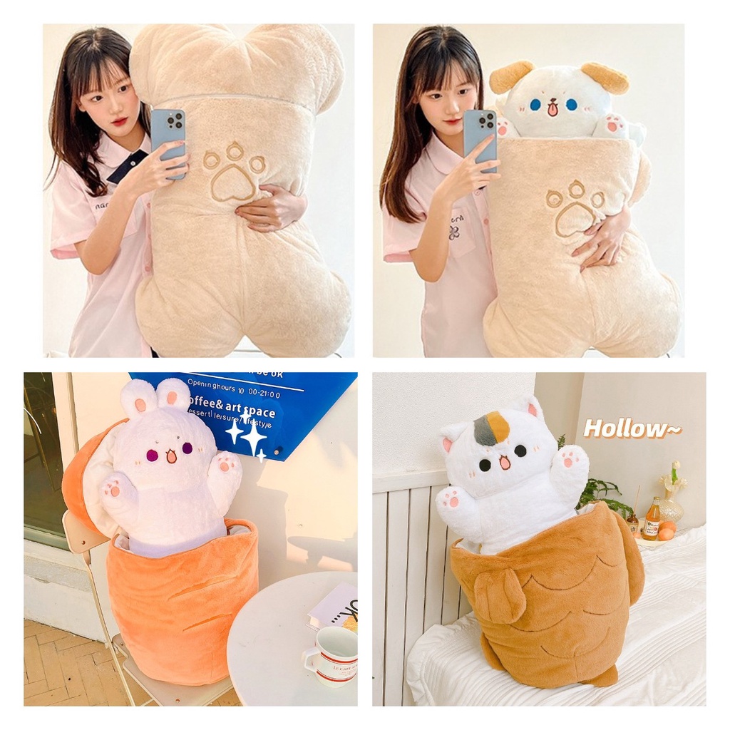 Boneka Bantal Ikan Taiyaki Halus Dan Enak Untuk Anak Dengan Kelinci Wortel Lucu