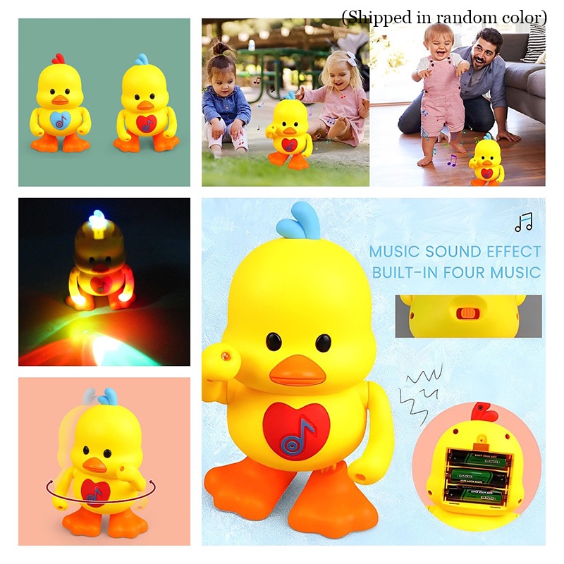 Mainan Bebek Warna Warni Dengan Fungsi Tari, Musik, Dan Lampu