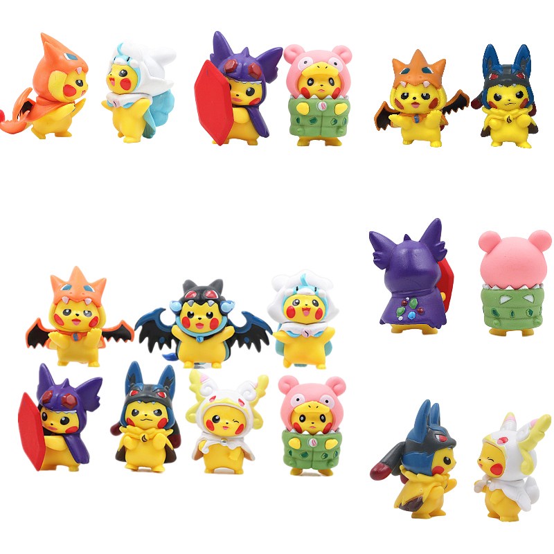 Figure Lovely Pikachu Dalam Kostum Untuk Pajangan Dan Koleksi