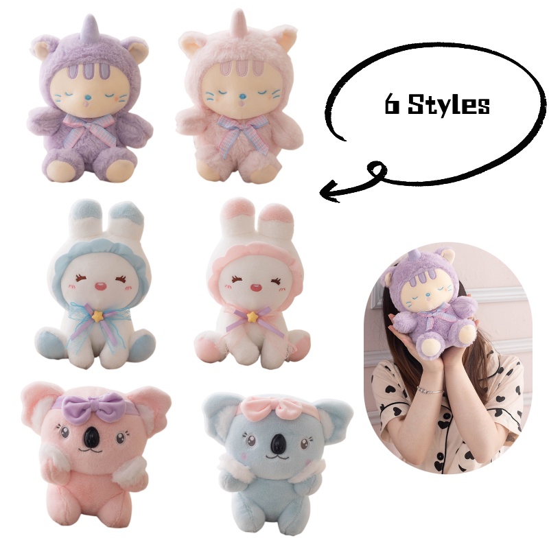 Lembut Dan Cuddly Koala Rabbit Plush Toy Xingmeng, Cocok Untuk Menenangkan Dan Menenangkan Anak-Anak, Hadiah Anak Perempuan Yang Hebat Grab Machine Doll