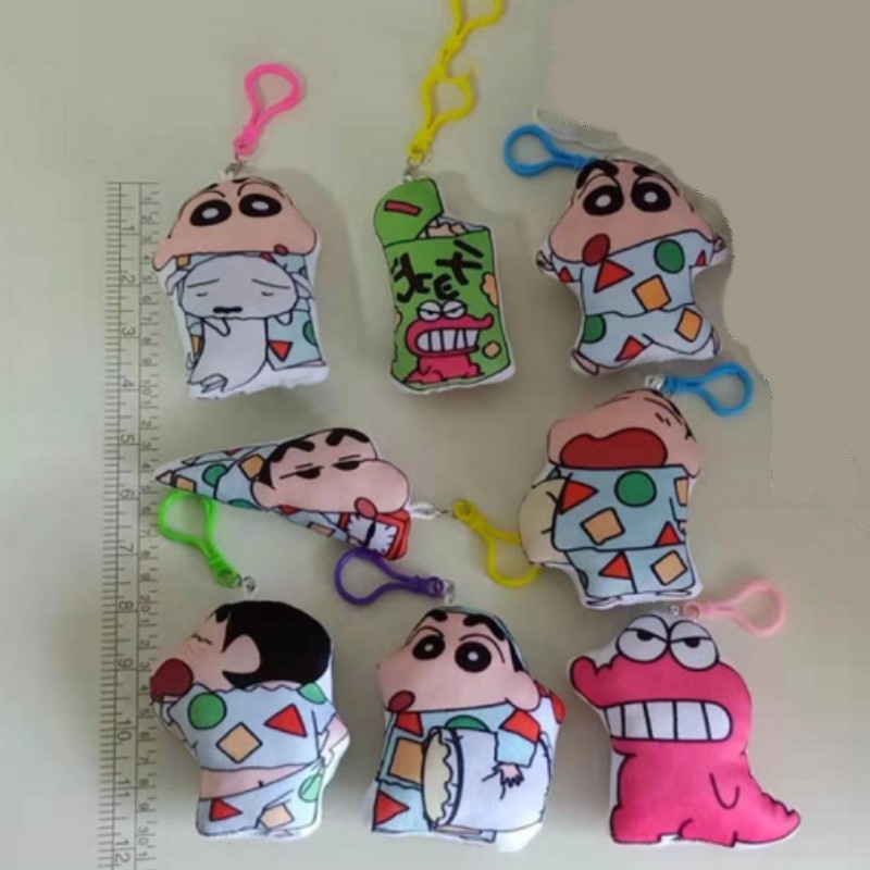 Shin-chan Cute Crayon Bantal Print Dua Sisi Plush