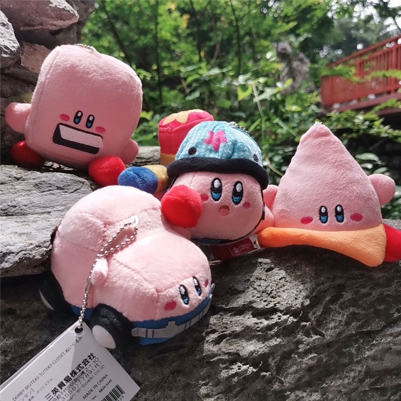 Kirby Gantungan Kunci Mainan Plush Lembut Dan Cuddly Bagus Untuk Hadiah Atau Kolektor